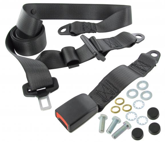 Sicherheitsgurt Gurt Dreipunkt 22 Cm Grau Für VW Oldtimer Youngtimer