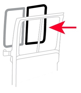 Dichtung Seitenfenster | T2 Doka
