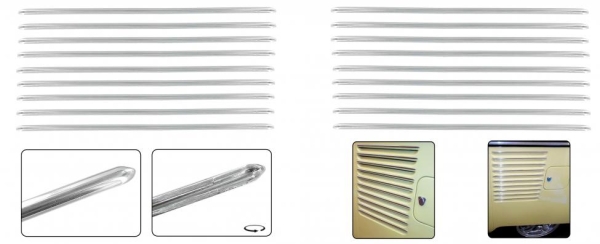 Zierleisten Lüftung Seite hinten Aluminium | T1 »2/55