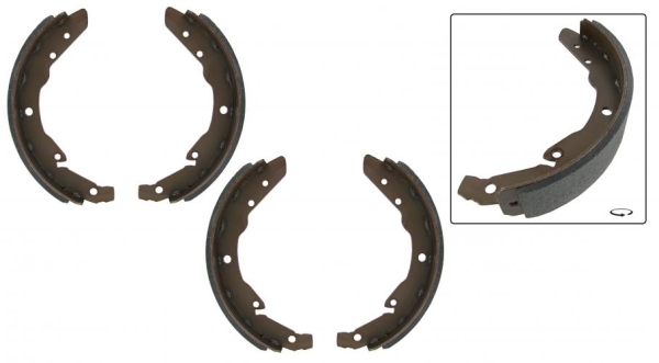 Bremsbacken hinten | 45 mm | T1 8/63» | T2 »7/70