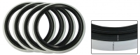 Wei&szlig;wandringe 14 Zoll | 2.5 schwarz | 2.5 wei&szlig;
